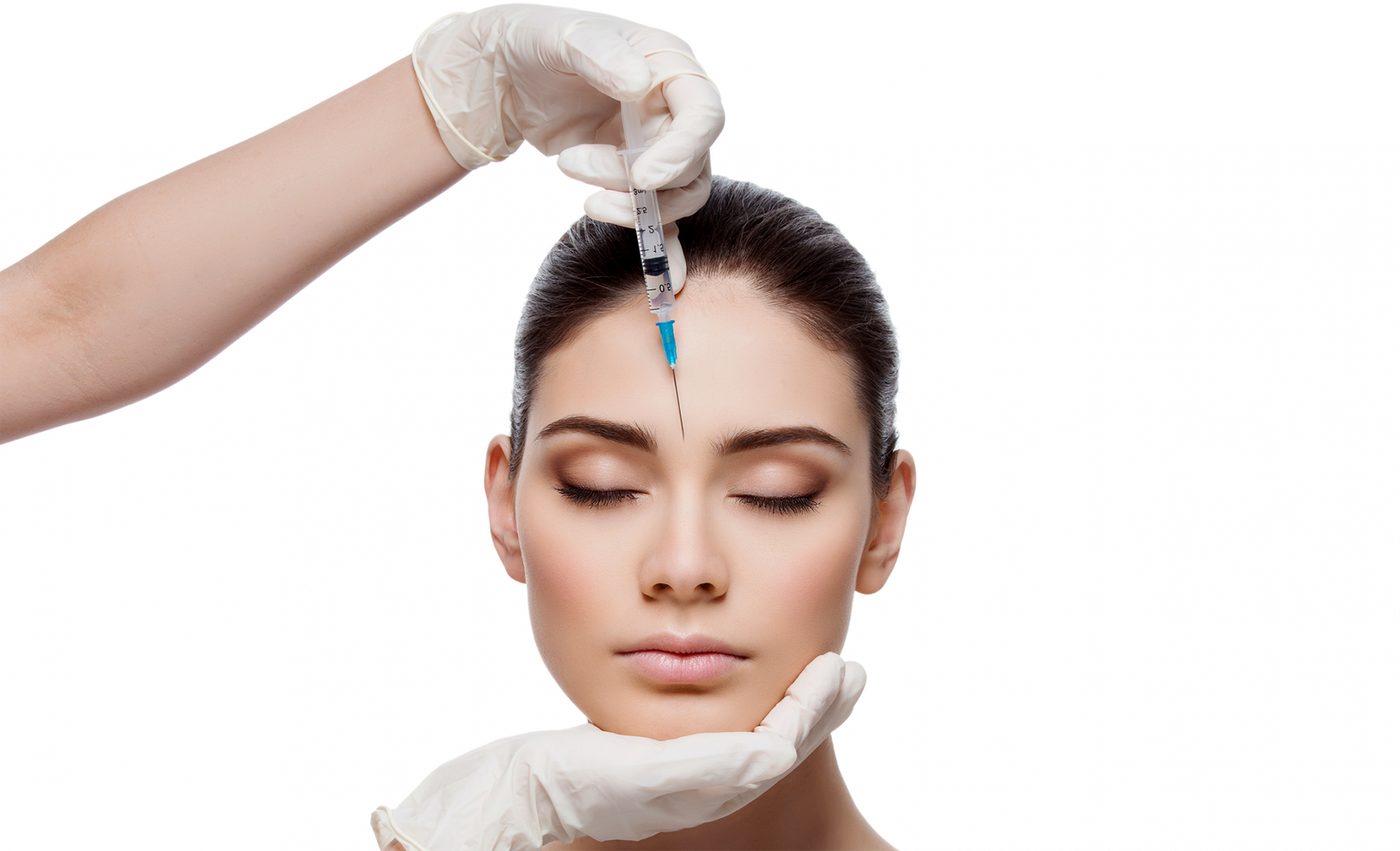 Injection esthétique sur le front